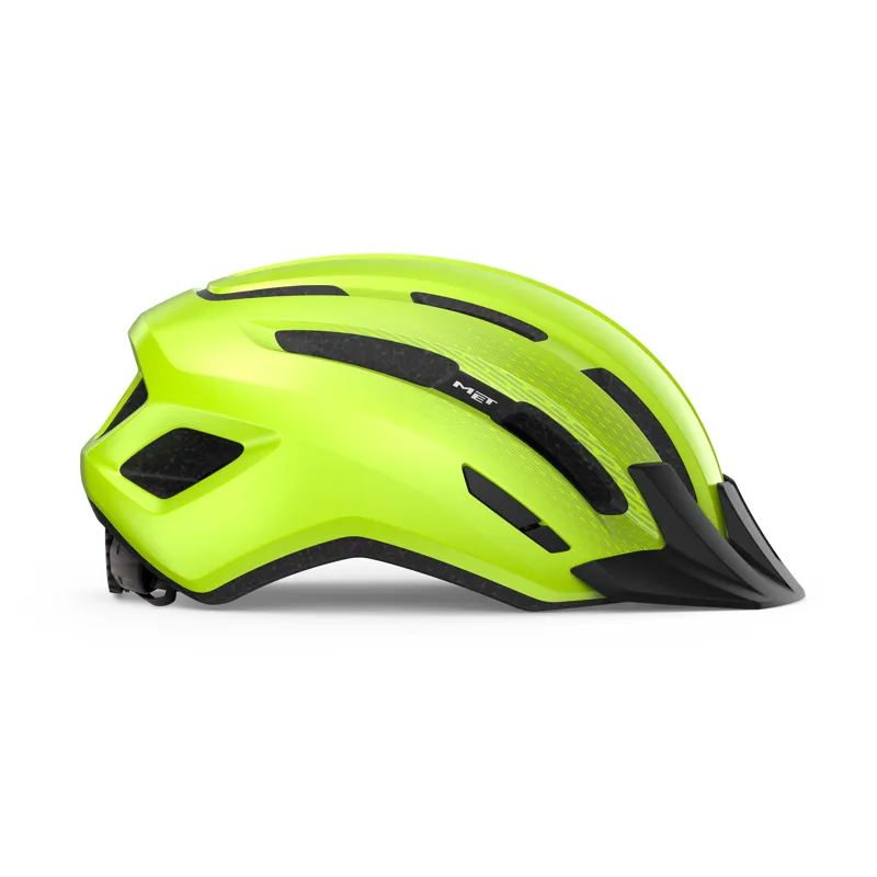 MET Downtown MTB / Road / Commuter Cycling Helmet - Yellow-1